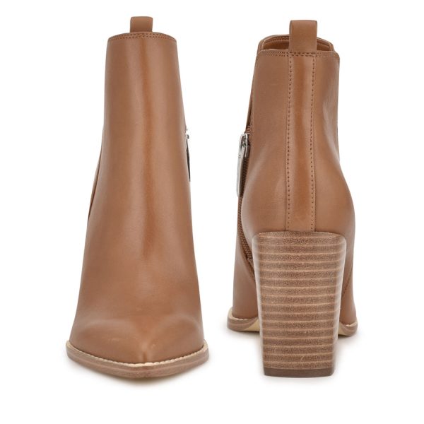 Birds Block Heel Booties - Image 4