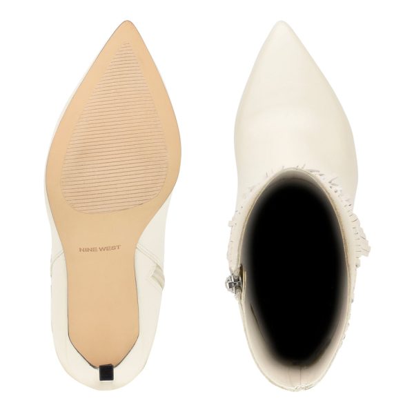 Tries Heeled Fringe Booties - Image 5