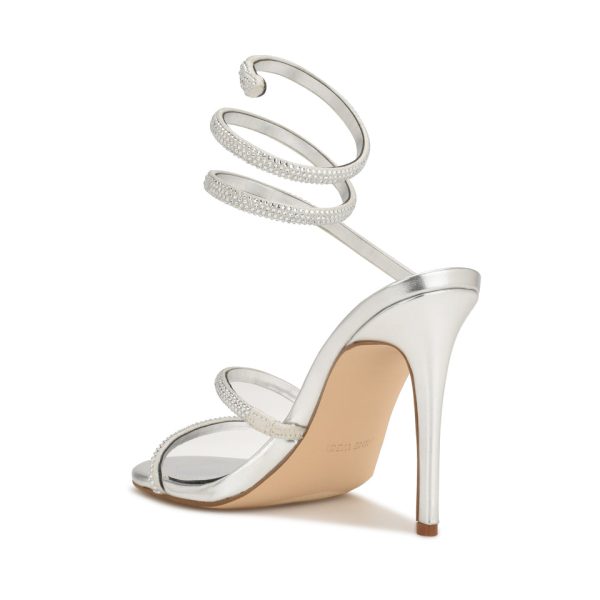 Maskil Ankle Wrap Heeled Sandals - Image 3