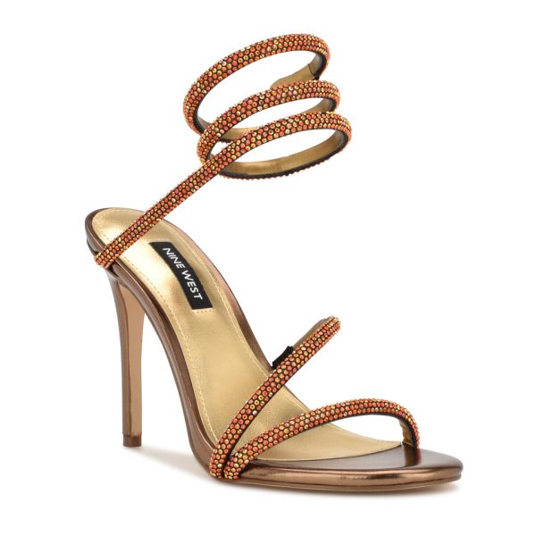 Maskil Ankle Wrap Heeled Sandals - Image 2