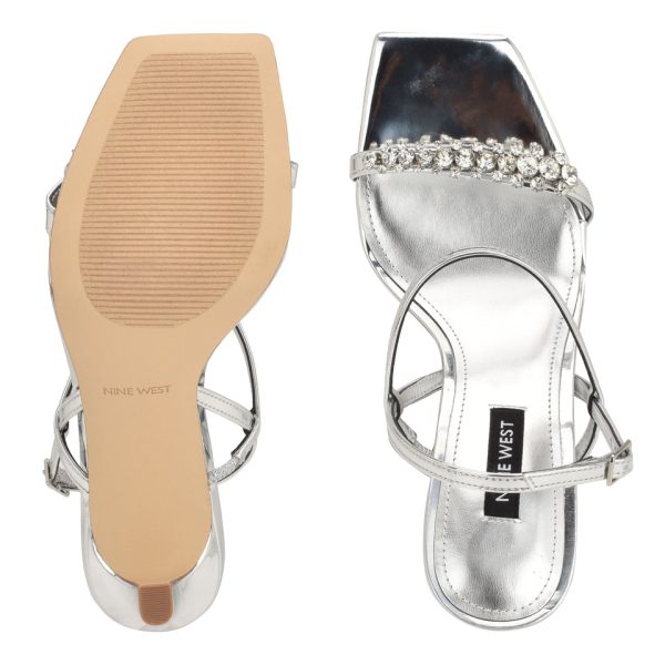 Oreece Heeled Slingback Sandals - Image 5