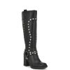 Cert Heeled Moto Boots - Image 2