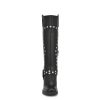 Cert Heeled Moto Boots - Image 3