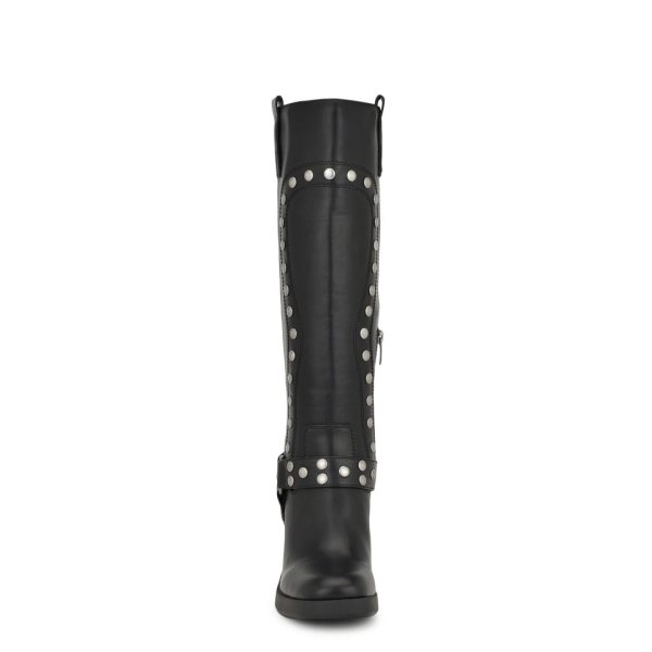 Cert Heeled Moto Boots - Image 3