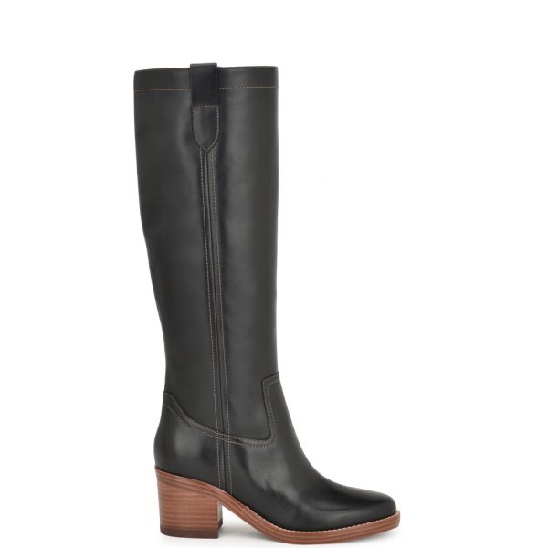 Hecee Block Heel Tailored Boots