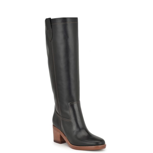 Hecee Block Heel Tailored Boots - Image 2