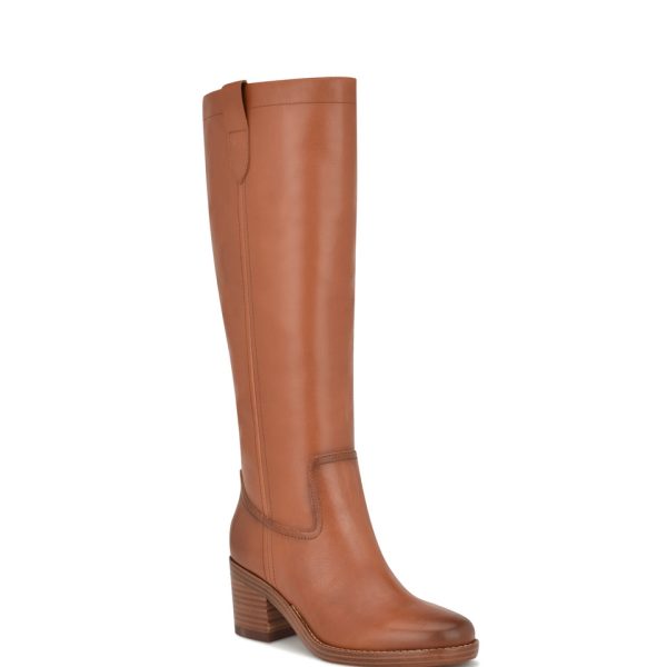 Hecee Block Heel Tailored Boots - Image 2