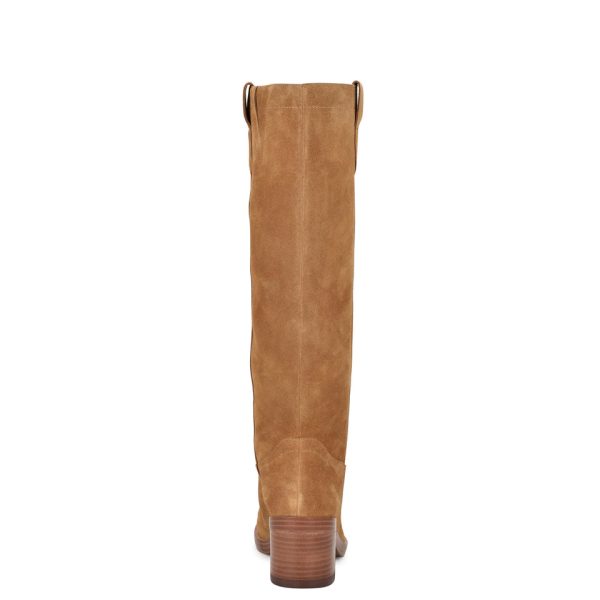 Hecee Block Heel Tailored Boots - Image 4