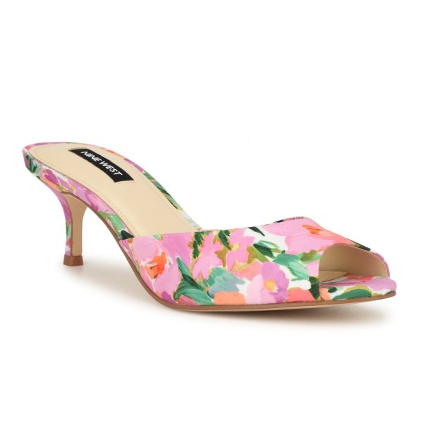 Luvlie Heeled Slide Sandals - Image 2