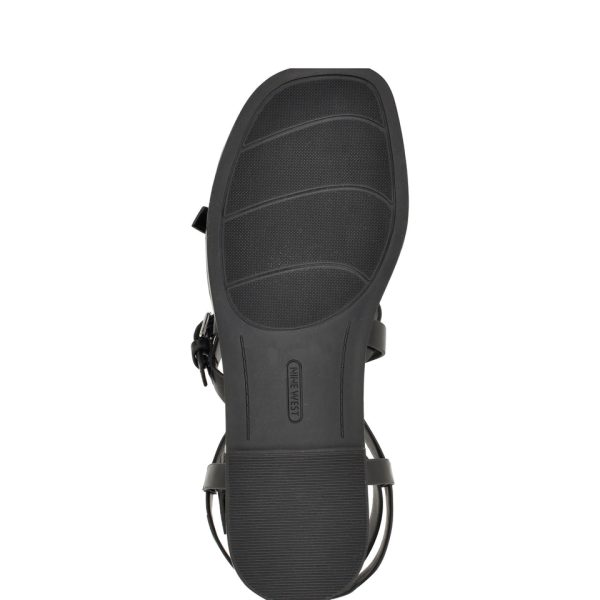 Rulen Flat Strappy Sandals - Image 5