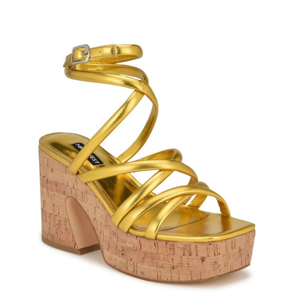 Corke Platform Wedge Strappy Sandals - Image 2