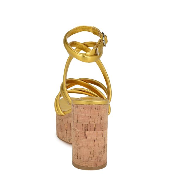 Corke Platform Wedge Strappy Sandals - Image 4