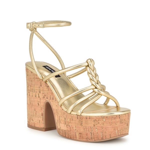 Olander Knotted Platform Sandals - Image 2