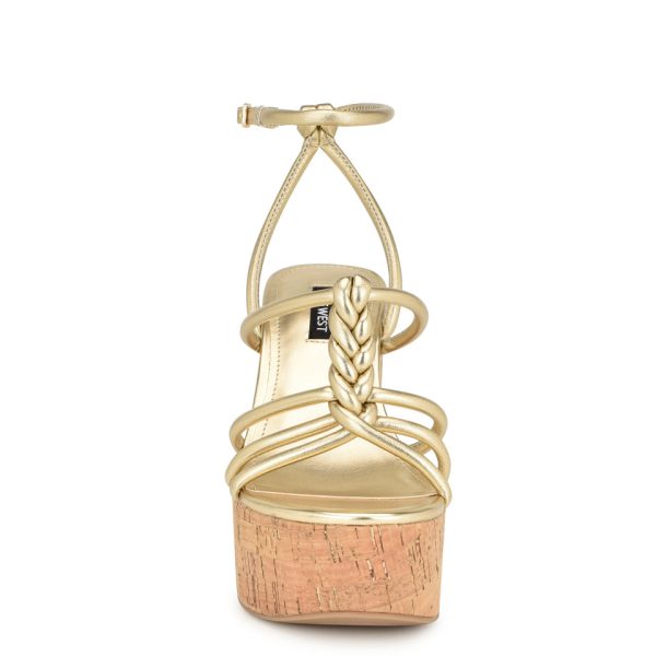 Olander Knotted Platform Sandals - Image 3