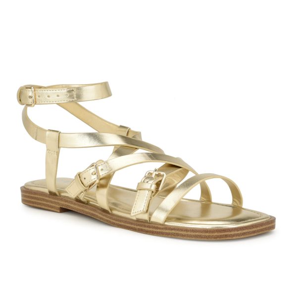 Rulen Flat Strappy Sandals - Image 2