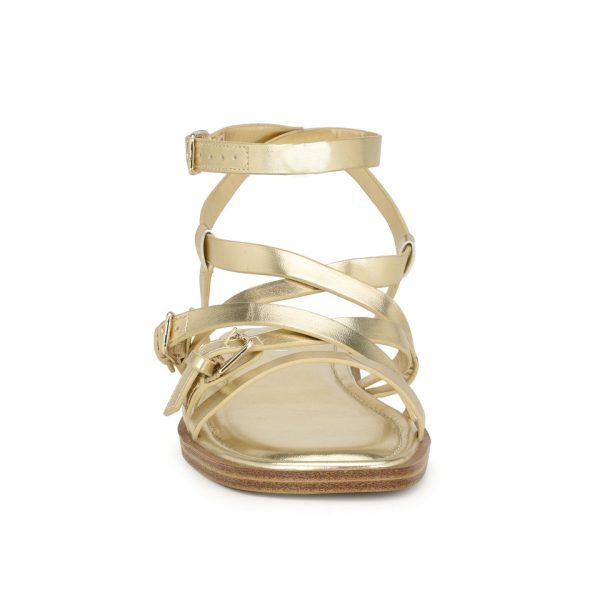 Rulen Flat Strappy Sandals - Image 3