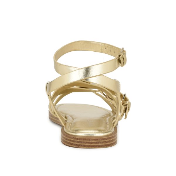Rulen Flat Strappy Sandals - Image 4