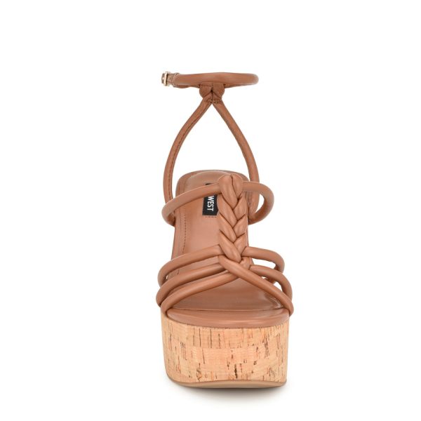 Olander Knotted Platform Sandals - Image 3