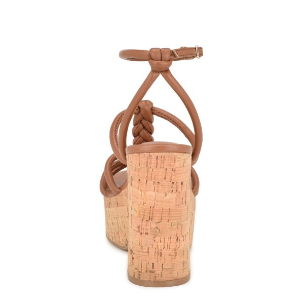 Olander Knotted Platform Sandals - Image 4