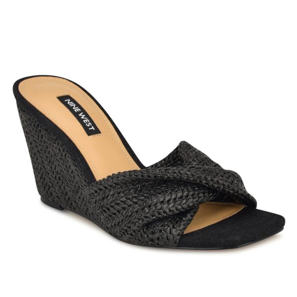 Nikhil Twist Wedge Sandals - Image 2