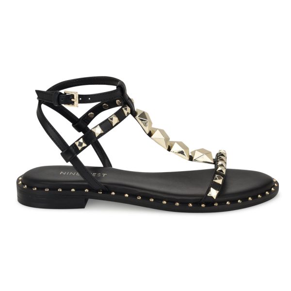 Marcila Studded Ankle Strap Sandals