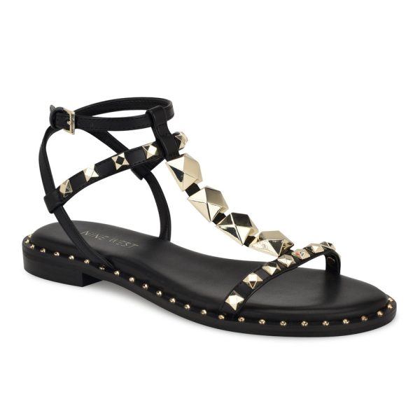 Marcila Studded Ankle Strap Sandals - Image 2
