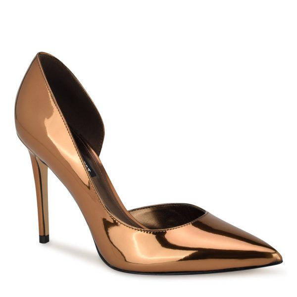 Folowe d'Orsay Pointy Toe Pumps - Image 2