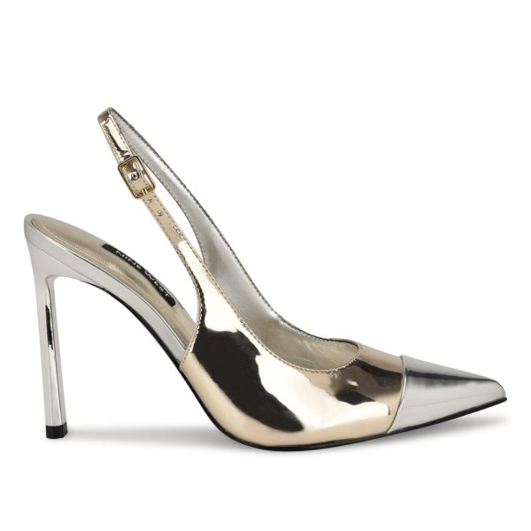 Fabele Pointy Toe Slingback Pumps