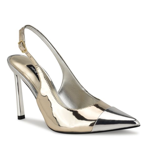 Fabele Pointy Toe Slingback Pumps - Image 2
