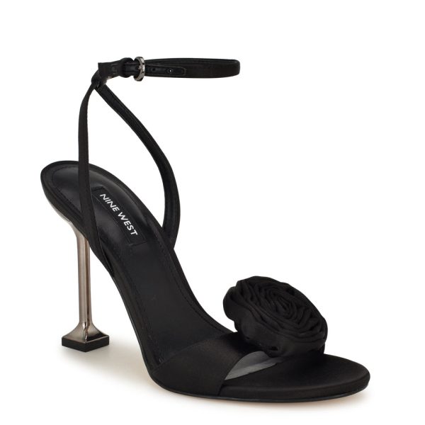 Neve Rosette Ankle Strap Sandals - Image 2