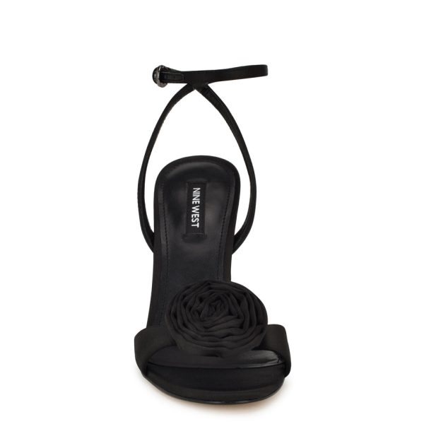 Neve Rosette Ankle Strap Sandals - Image 3