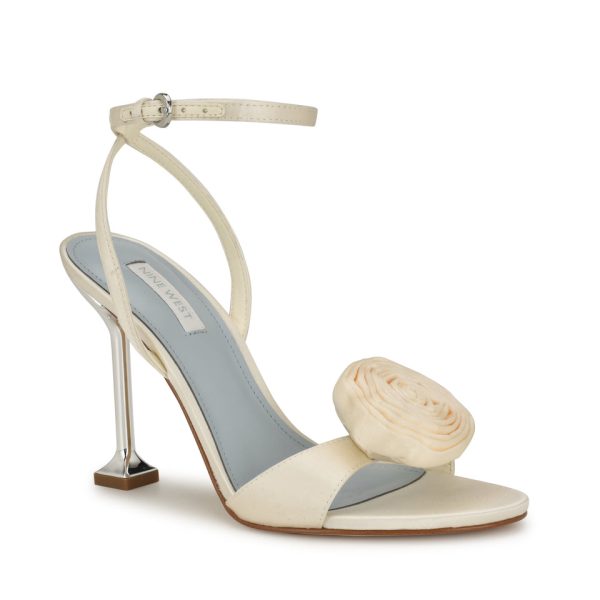 Neve Rosette Ankle Strap Sandals - Image 2