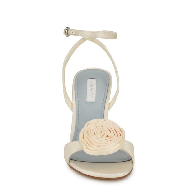 Neve Rosette Ankle Strap Sandals - Image 3