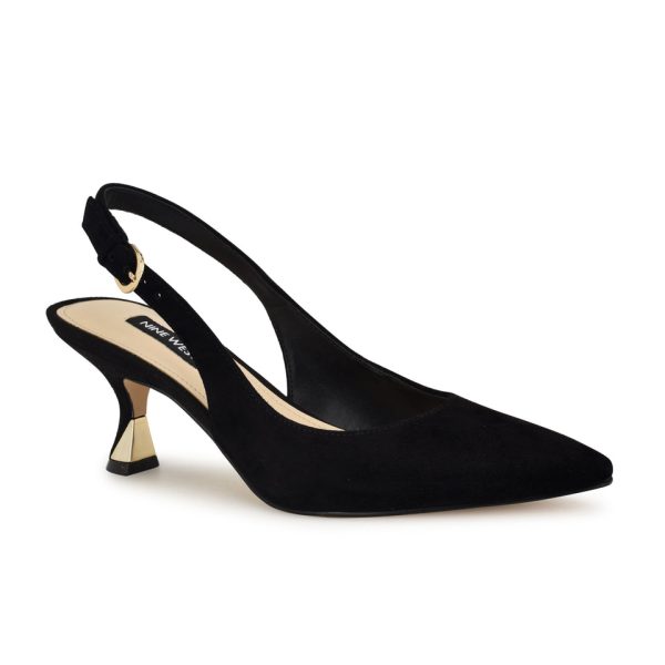 Jannit Pointy Toe Slingback Pumps - Image 2