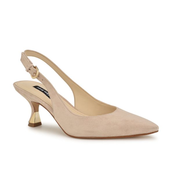 Jannit Pointy Toe Slingback Pumps - Image 2