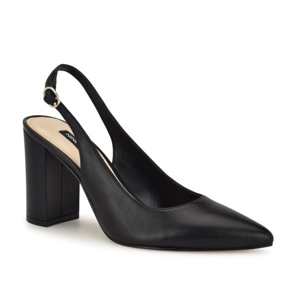 Gompell Block Heel Slingback Pumps - Image 2