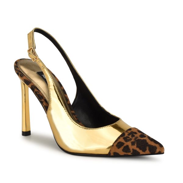 Fabele Pointy Toe Slingback Pumps - Image 2