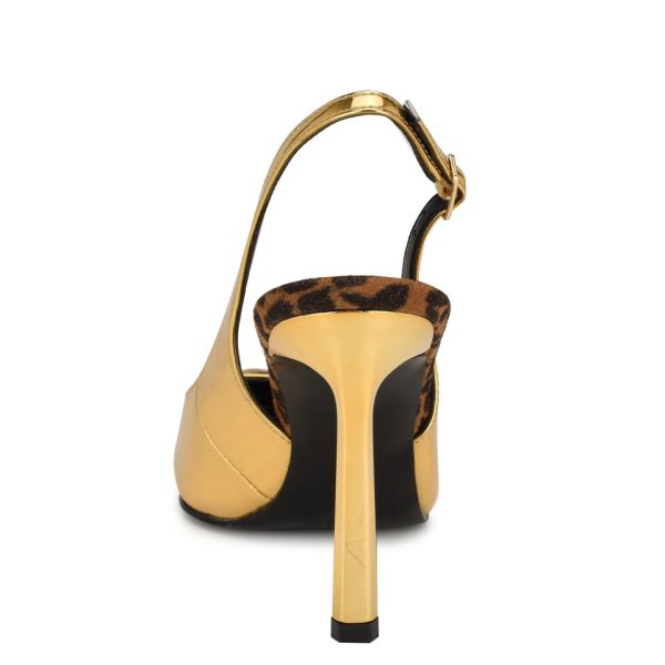 Fabele Pointy Toe Slingback Pumps - Image 4