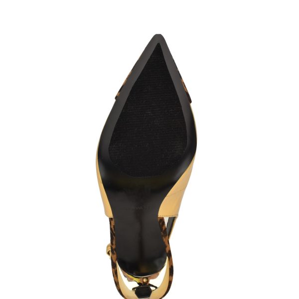 Fabele Pointy Toe Slingback Pumps - Image 5