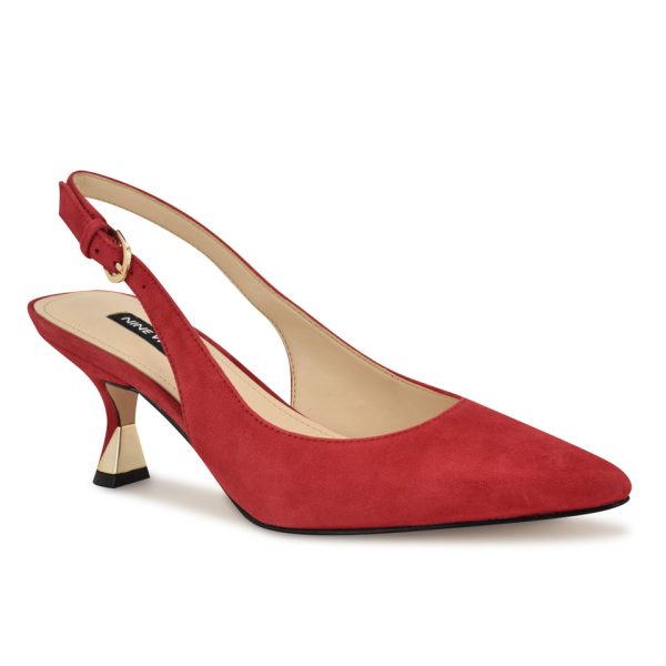 Jannit Pointy Toe Slingback Pumps - Image 2