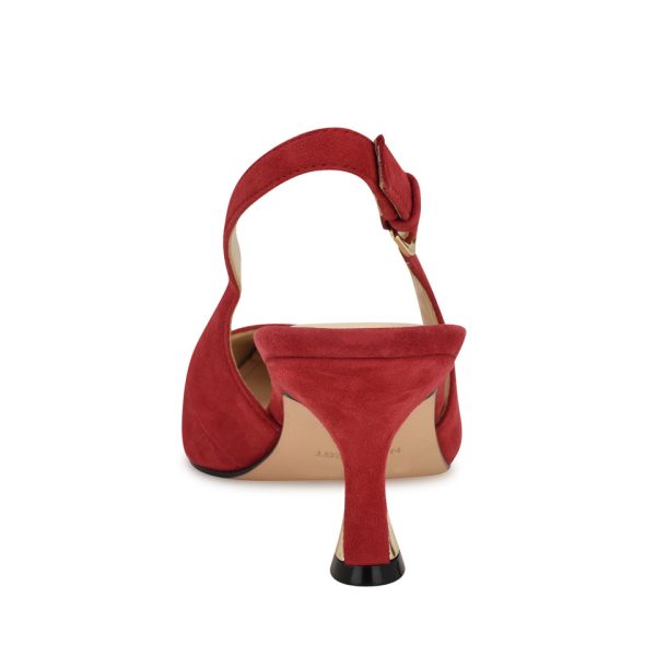 Jannit Pointy Toe Slingback Pumps - Image 4