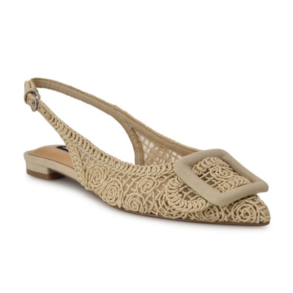 Jasser Woven Slingback Flats - Image 2