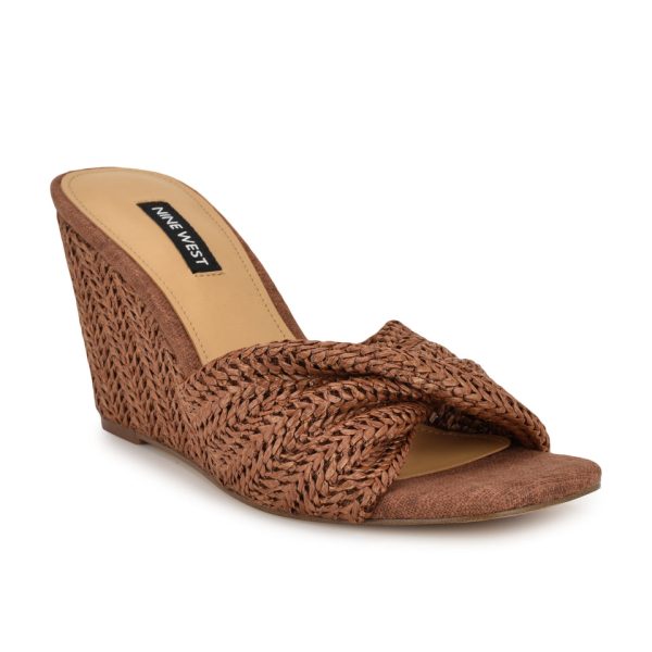 Nikhil Twist Wedge Sandals - Image 2