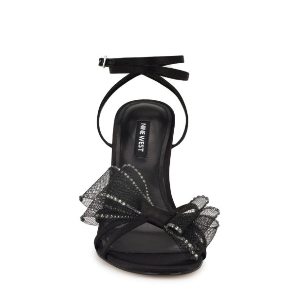 Minky Bow Heeled Sandals - Image 3