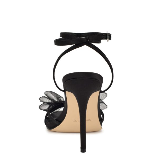 Minky Bow Heeled Sandals - Image 4