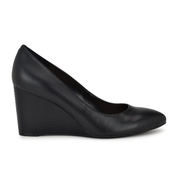 Jazzin Almond Toe Wedges