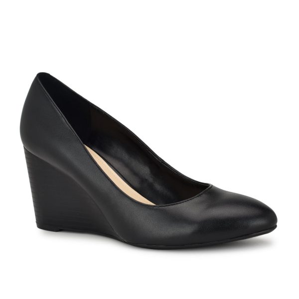 Jazzin Almond Toe Wedges - Image 2