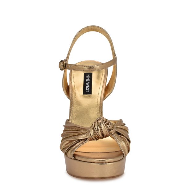Winne Knotted Platform Sandals - Image 3