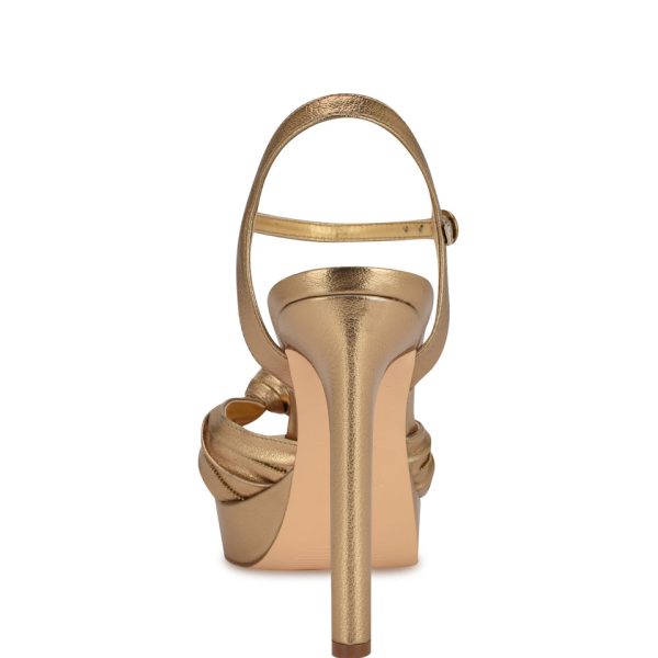 Winne Knotted Platform Sandals - Image 4