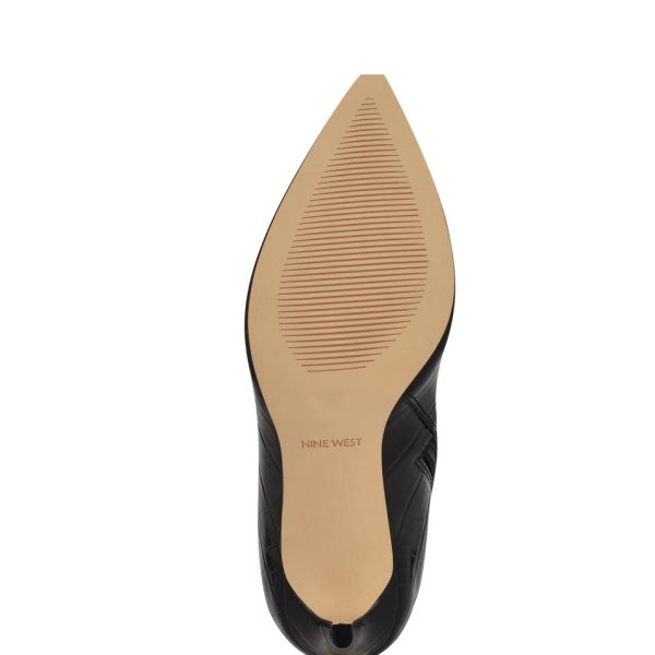 Richy Wide Calf Heeled Boots - Image 5